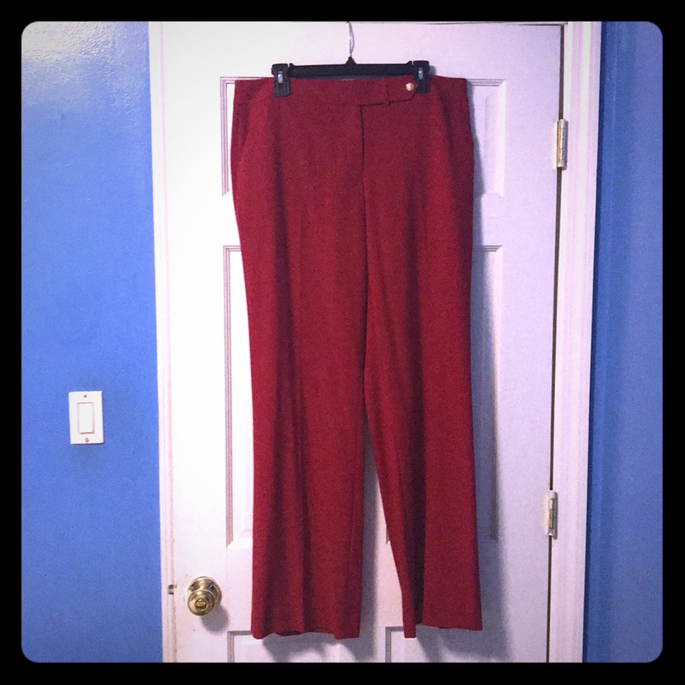 Calvin Klein Red Dress pants